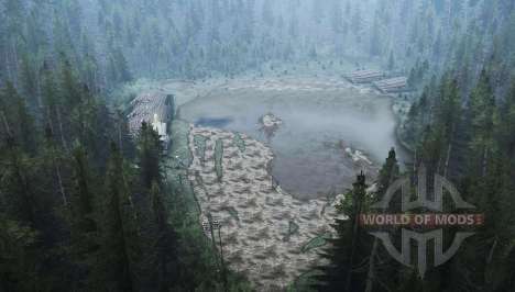 Pine Forest. Variant 2 for Spintires MudRunner