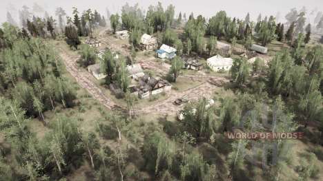 The two banks of the  village for Spintires MudRunner