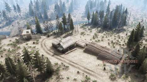 Map  Rivero for Spintires MudRunner