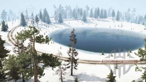 Map  Winter for Spintires MudRunner