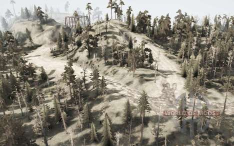 Map  Waterfall for Spintires MudRunner