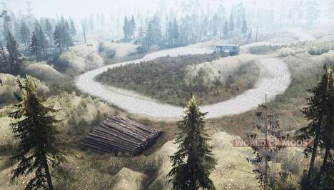 The Harsh Taiga. Variant  2 for Spintires MudRunner