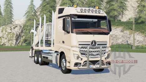 Mercedes-Benz Actros Timber Truck (MP4) 2014 for Farming Simulator 2017