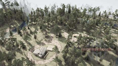 Map  Island for Spintires MudRunner
