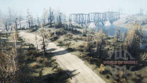 Map Backwater for Spintires MudRunner