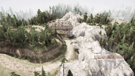 The Path of the Logging  Truck for Spintires MudRunner