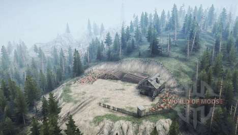 At the breaking of the  rope for Spintires MudRunner