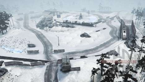 Map   Winter-Siberia for Spintires MudRunner
