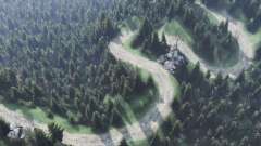 Map  Chornohora for Spin Tires