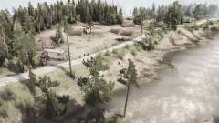Settlements on the  slopes for MudRunner