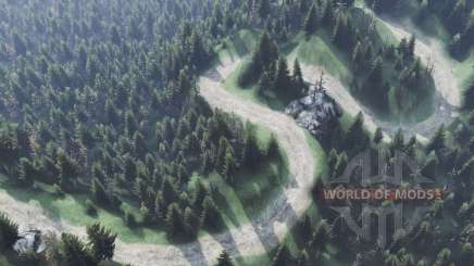 Map  Chornohora for Spin Tires