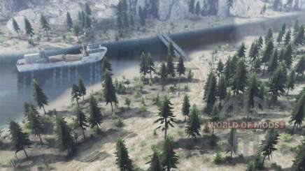 Map  Sosnovka for Spin Tires