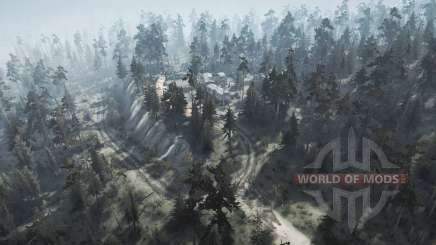 Map  Woodland for MudRunner