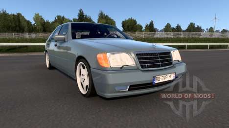 Mercedes-Benz S 600 AMG (W140) 1993 for Euro Truck Simulator 2