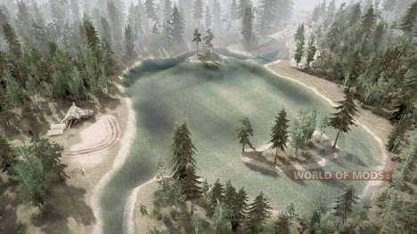 Map of the Tunnel for Spintires MudRunner