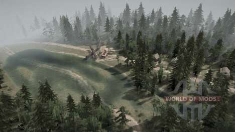 In the furnace of the forest for Spintires MudRunner
