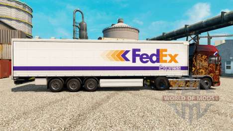 Skin FedEx for Euro Truck Simulator 2