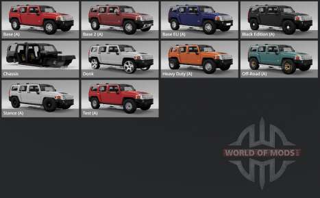 Hummer H3 2006 (renovate) for BeamNG Drive