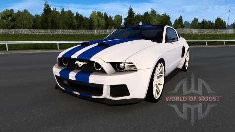 Ford Mustang GT NFS 2014 for Euro Truck Simulator 2