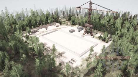 Map Industrial for Spintires MudRunner