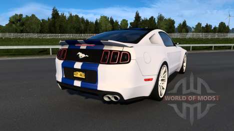 Ford Mustang GT NFS 2014 for Euro Truck Simulator 2