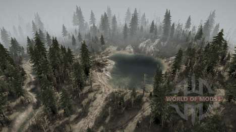Surrounded by lakes for Spintires MudRunner