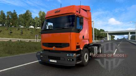 Renault Premium Orange for Euro Truck Simulator 2