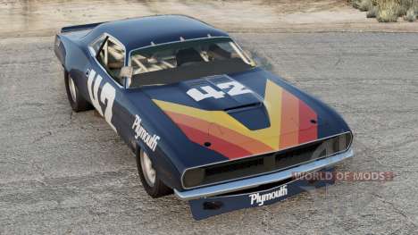 Plymouth Cuda Nile Blue for BeamNG Drive