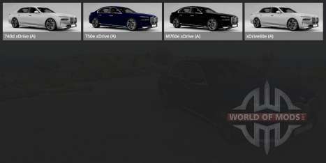 BMW 740d xDrive (G70) 2022 for BeamNG Drive