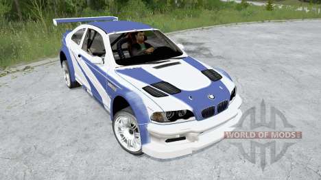 BMW M3 GTR (E46) Most Wanted for Spintires MudRunner