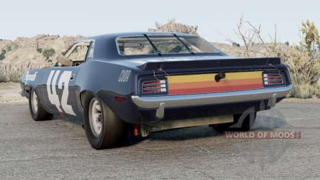 Plymouth Cuda Nile Blue for BeamNG Drive