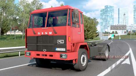 Sisu M-Series Sunset Orange for Euro Truck Simulator 2