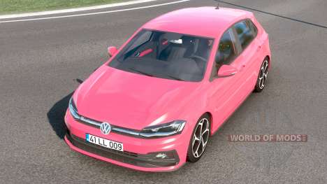 Volkswagen Polo Fiery Rose for Euro Truck Simulator 2