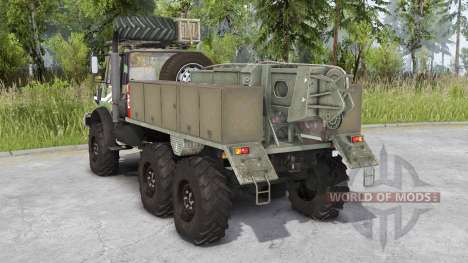 Mercedes-Benz Unimog 6x6 for Spin Tires