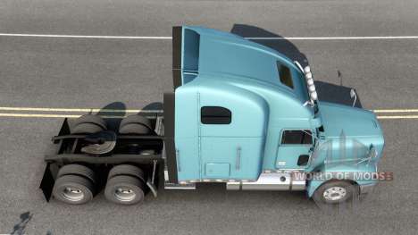 Freightliner FLD Fountain Blue for American Truck Simulator