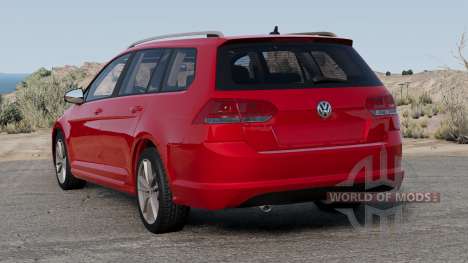 Volkswagen Golf Variant Harvard Crimson for BeamNG Drive