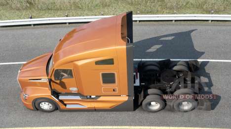 Kenworth T680 Yellow Orange for American Truck Simulator