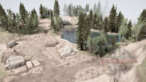 Swamp sawmill for Spintires MudRunner