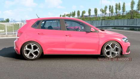 Volkswagen Polo Fiery Rose for Euro Truck Simulator 2