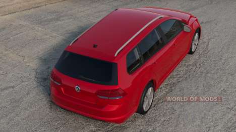 Volkswagen Golf Variant Harvard Crimson for BeamNG Drive