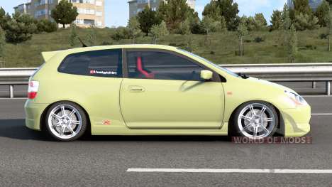 Honda Civic Type-R (EP3) Pale Goldenrod for Euro Truck Simulator 2