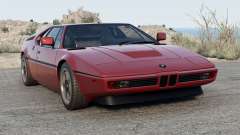 BMW M1 Vin Rouge for BeamNG Drive