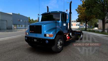 International 4700 Cyan Cornflower Blue for American Truck Simulator