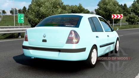 Renault Clio Symbol 2003 Blizzard Blue for Euro Truck Simulator 2