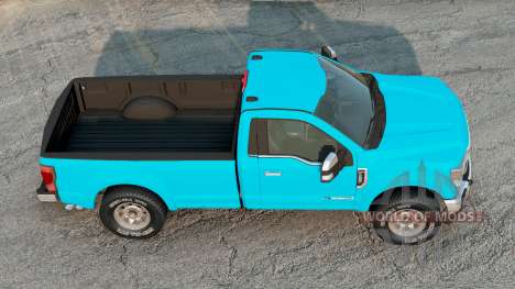 Ford Super Duty 2021 Process Cyan for BeamNG Drive