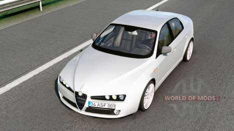 Alfa Romeo 159 Light Gray for Euro Truck Simulator 2