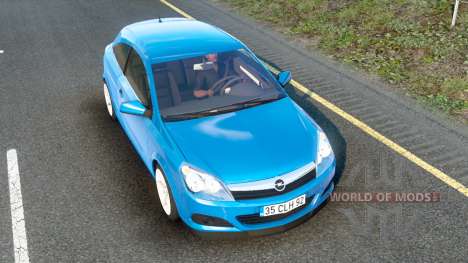 Opel Astra Deep Sky Blue for American Truck Simulator