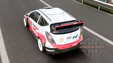 Hyundai i20 WRC Radical Red for Euro Truck Simulator 2