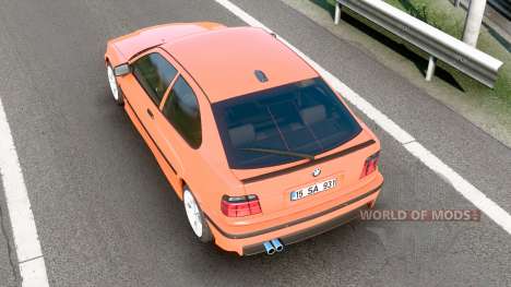 BMW M3 Compact (E36) Mango Tango for Euro Truck Simulator 2