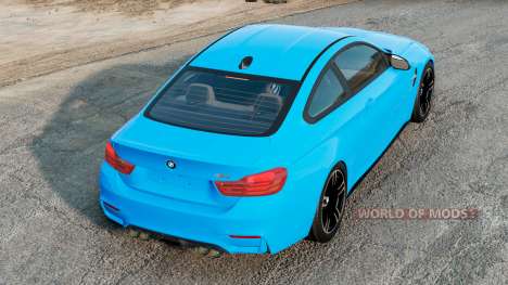 BMW M4 2015-18 Process Cyan for BeamNG Drive